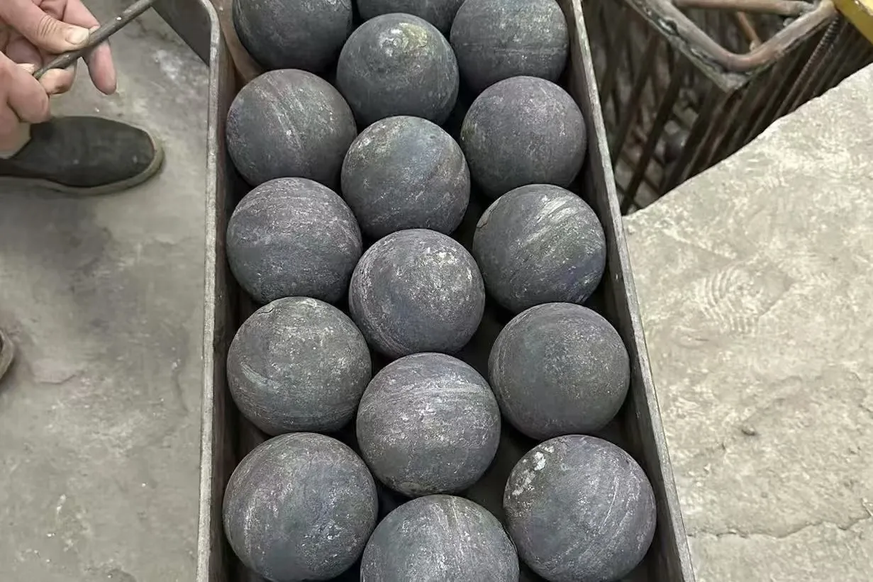 The Production Of Flawless 3 Inch Grinding Ball.